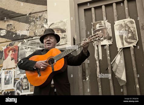 Tango Singer, Plaza Dorrego, San Telmo, Buenos Aires, Argentina, South ...