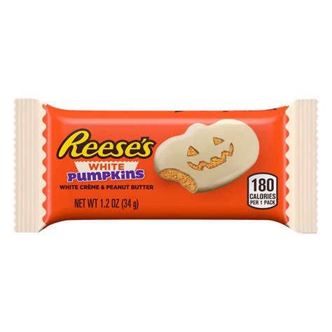 Save on Reese's Pumpkins White Creme & Peanut Butter Cups Halloween - 2 ...