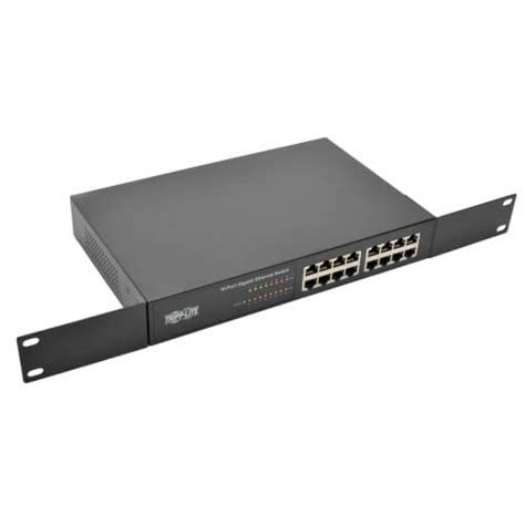 16-port full Gigabit POE powered switch Unmanaged rack mount network ...