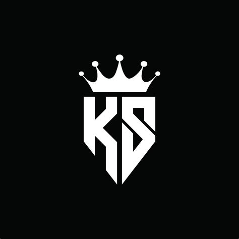 KS logo monogram emblem style with crown shape design template 4206406 ...