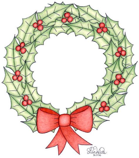 Holly Wreath by ArtByLThompson on DeviantArt