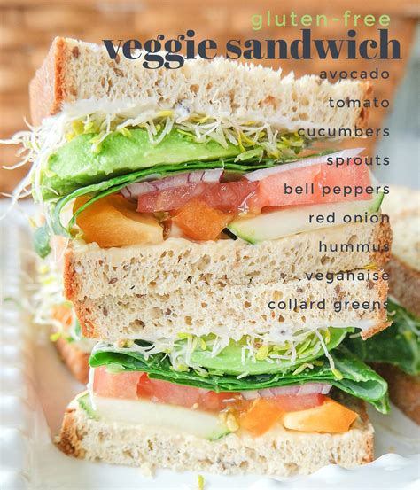 My Favorite Lunch: Veggie Sandwich on Gluten-Free Bread!🥪 - Simply ...