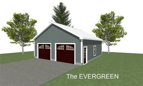 GARAGE PLANS : 30 X 30 2 Car Garage Plans 6/12 and 8/12 - Etsy Canada