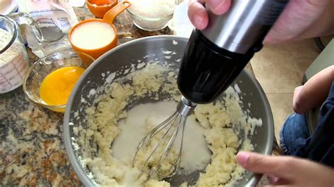 How to cream butter with hand mixer - YouTube