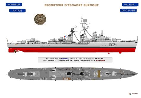 T47 class destroyer Surcouf, the last evolution of the French contre ...