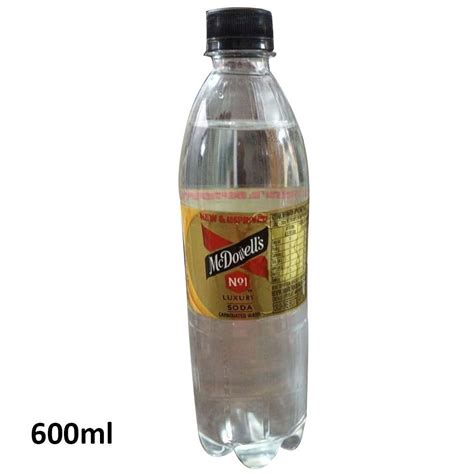 Soft Drink Transparent 600 ML McDowells No.1 Packaged Soda, Liquid ...