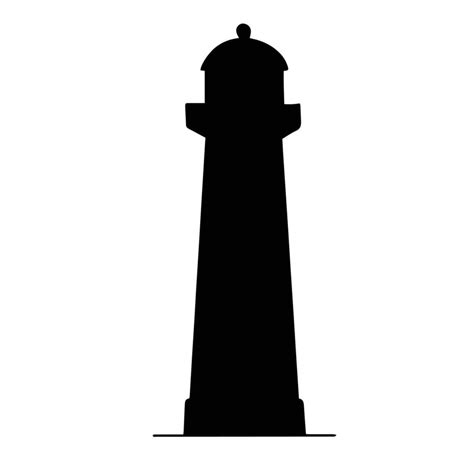 Lighthouse silhouette. Lighthouse building. Vector illustration ...