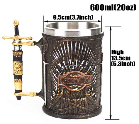 Game of Thrones Steel Mug