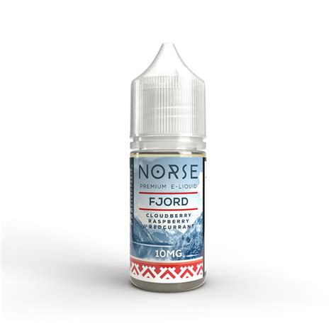 Norse Fjord - Cloudberry Raspberry & Redcurrant 10ml Nic Salt E-Liquid ...