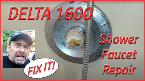 SHOWER DRIPPING! How to Fix a Delta Shower Faucet leak. Single Handle ...