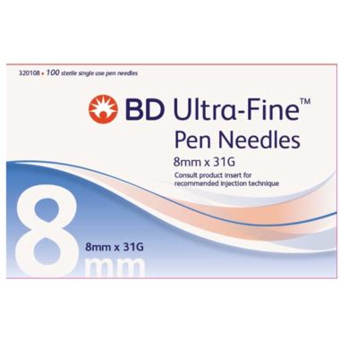 BD Ultra-Fine Pen Needle 8mm X 31G - Beta Pharmacy