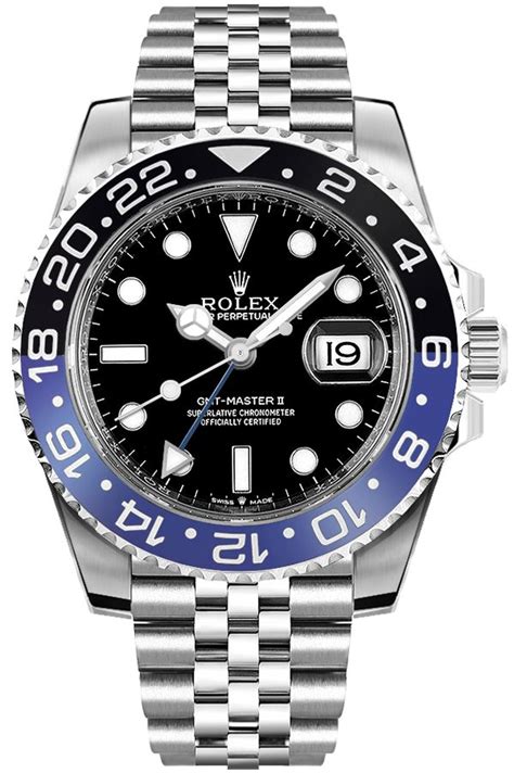 rolex gmt-master ii batman jubilee herrenuhr 126710blnr-0002 – Top ...