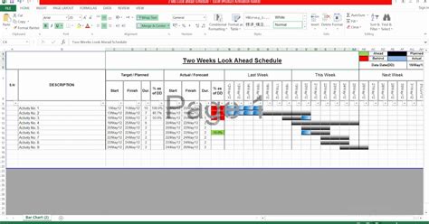 Two Week Schedule Template Inspirational Download Two Week Look Ahead ...