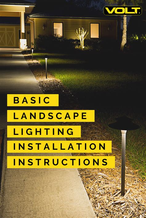 How to Install Landscape Lighting: Basic Instructions