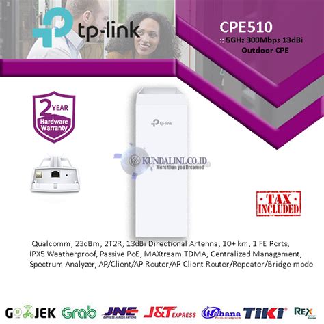 TP-Link CPE510 – 5GHz 300Mbps 13dBi Outdoor CPE – PT Kundalini Sakti Sejati