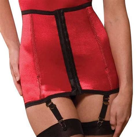 RAGO Style 721R - Rago Satin and Lace Waist Cincher Medium Shaping ...