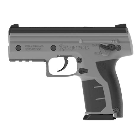 Byrna HD Max Kit - Grey Non-Lethal Self Defense Weapon, 2- 5rd Mags, No ...