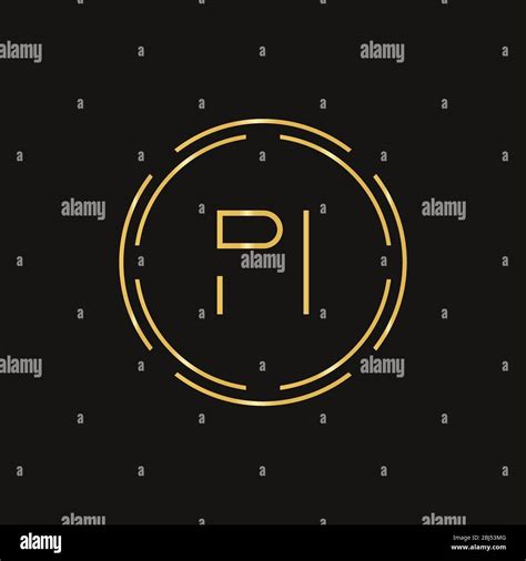 Initial Letter PI Logo Design Vector Template. PI Letter Logo Design ...