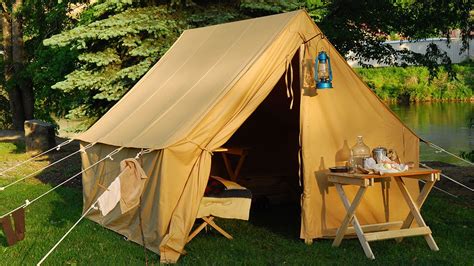 Canvas tents have a long and storied history of protecting their ...