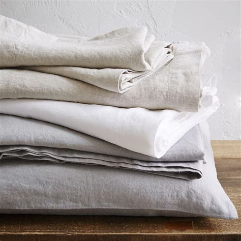 Belgian Flax Linen Sheet Set | west elm Australia