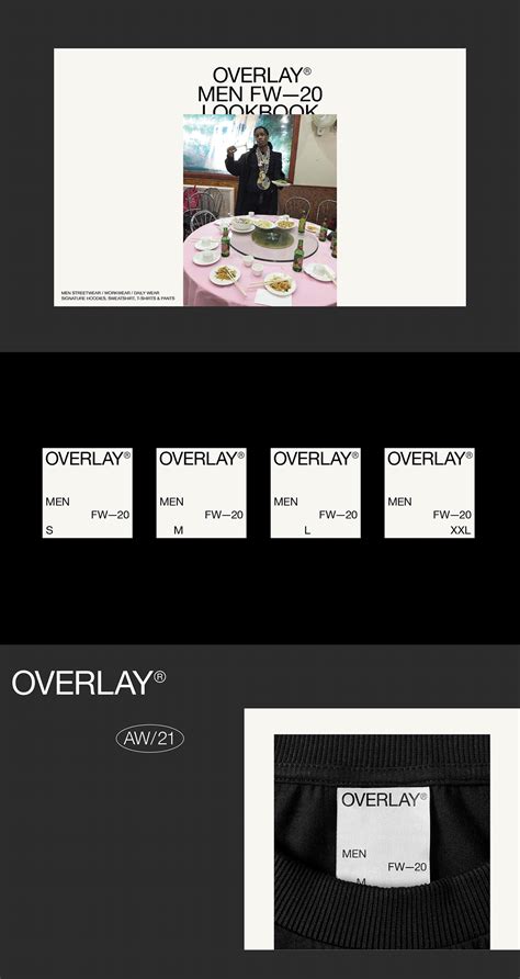 OVERLAY clothing brand on Behance