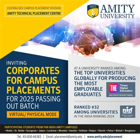 Amity Technical Placement Centre| Internships|Recruitments|Amity Noida