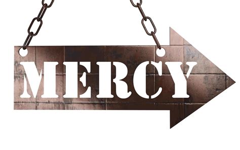 mercy word on metal pointer 6384387 Stock Photo at Vecteezy