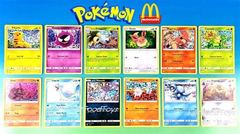 2022 McDonalds -Full Set Of 15 Pokemon Cards Happy Meal Match Battle ...