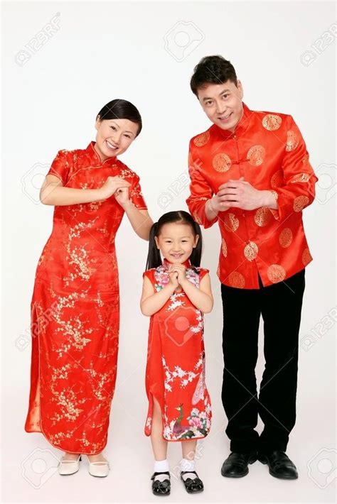 2022 Chinese New Year Tang Suit Family Matching Outfits Red Mom ...