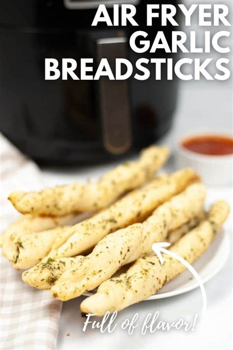 Air Fryer Garlic Breadsticks {Buttery and Crispy} | It is a Keeper