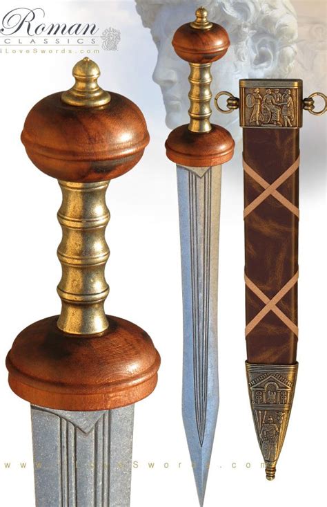 NobleWares Large Image of Roman Gladius Sword 4140 with Sheath by Denix ...