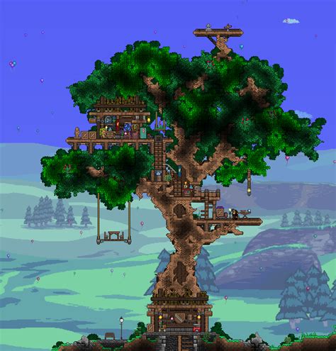 Giant tree renovation : r/Terraria