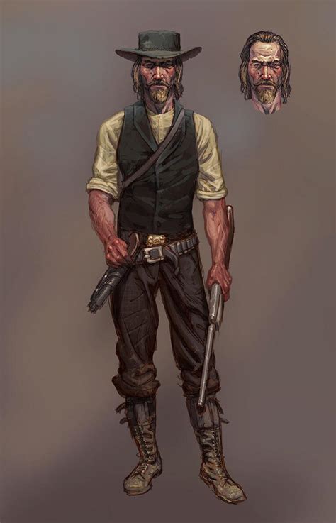 Arthur Morgan official concept art from rdr2 : r/gaming