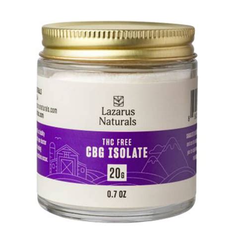 CBG Isolate - Lazarus Naturals