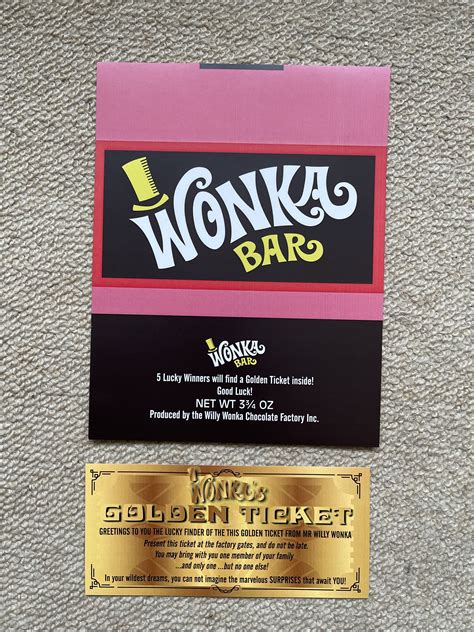 Willy Wonka Chocolate Bar Wrapper Printable Print Free Printable Wonka ...