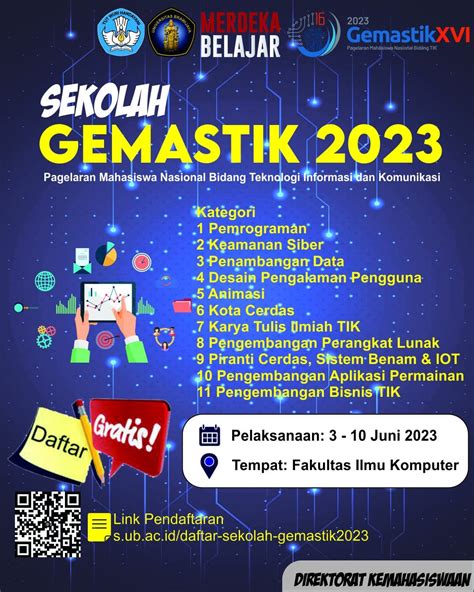 Sekolah GEMASTIK 2023 - Fakultas Ilmu Komputer | Universitas Brawijaya