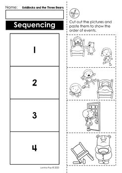 Goldilocks and the Three Bears Worksheets and Activities by Lavinia Pop