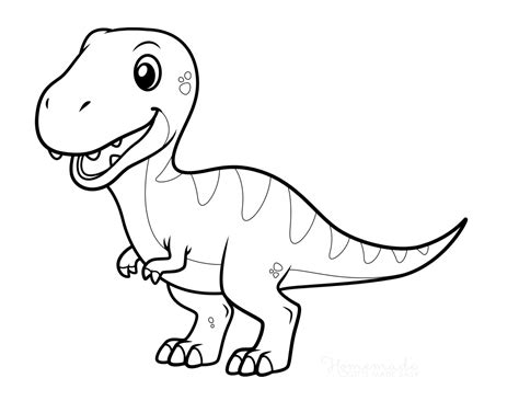 11 Free Dinosaur Coloring Pages - Motherly