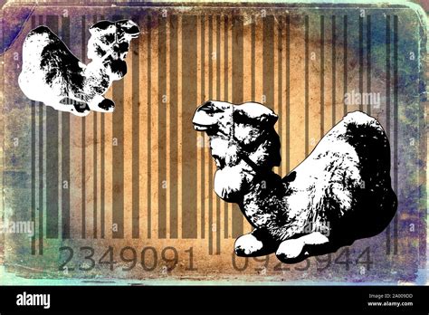 barcode design art idea Stock Photo - Alamy