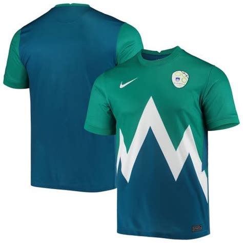 Nike Men's Slovenia National Team 2020/21 Away Stadium Replica Jersey ...