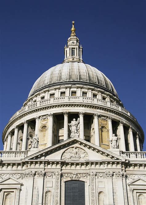 Dome Of St Pauls Cathedral, Close Up Photograph by Axiom Photographic