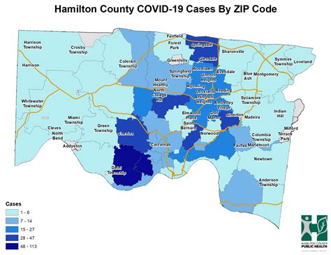 Hamilton County Breaks Down Confirmed COVID-19 Cases by Zip Code