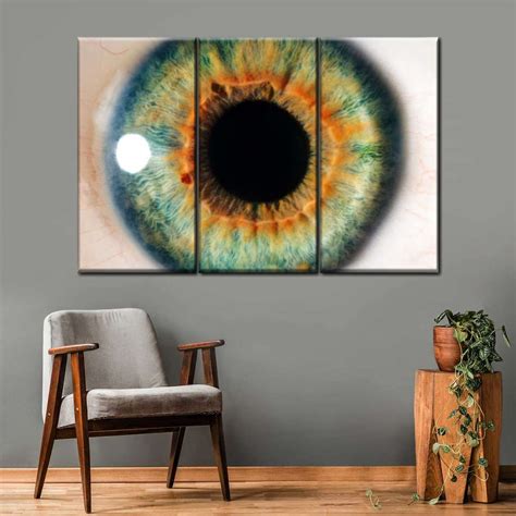 Human Eye Shot Multi Panel Canvas Wall Art in 2021 | Wall canvas ...