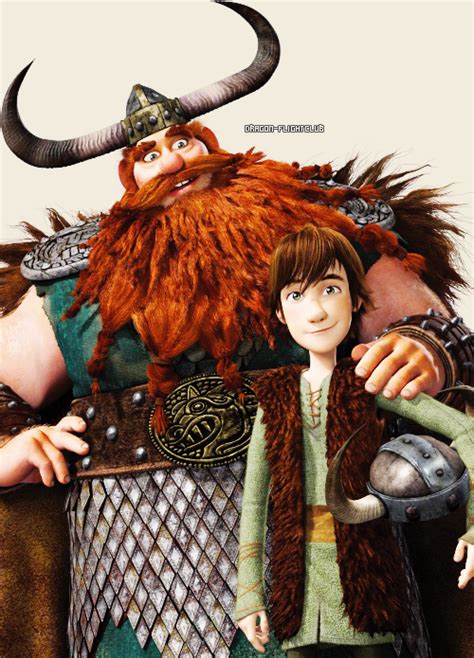 Stoick and Hiccup