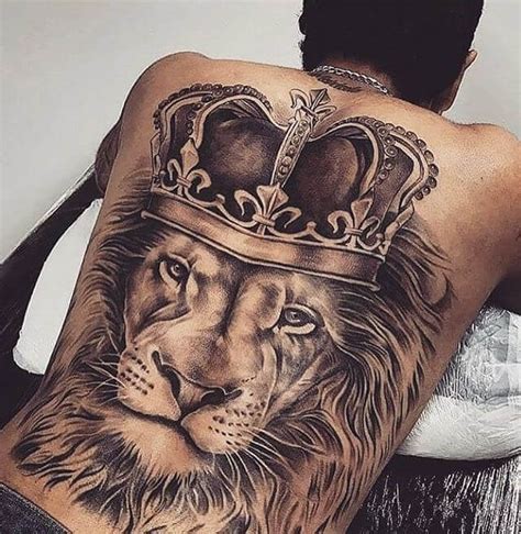 15+ Realistic Lion Back Tattoo Designs and Ideas | PetPress