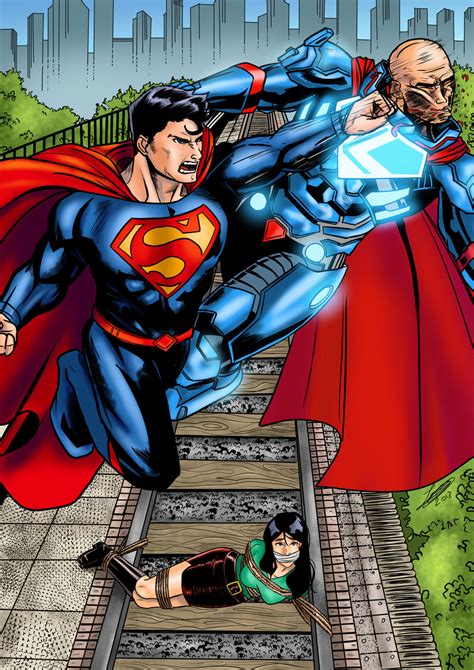 [Commission] Superman vs Lex Luthor by Jefra on DeviantArt