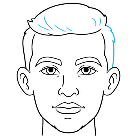 How To Draw A Mans Face