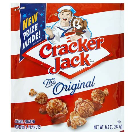 Cracker Jack Original Caramel Coated Popcorn & Peanuts - Shop Popcorn ...