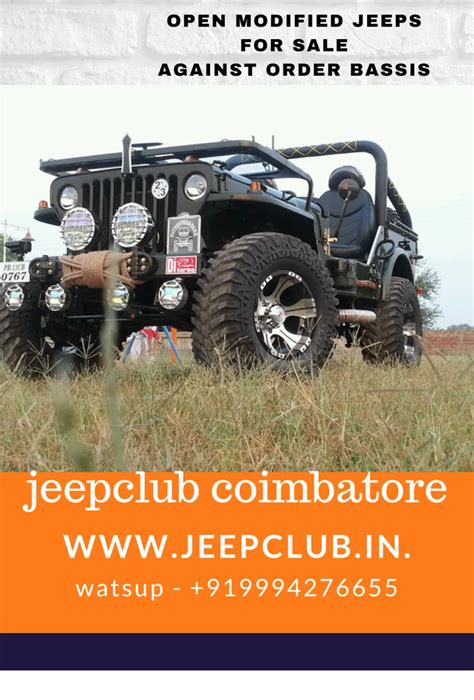 Diesel Mahindra Mm540 Modified In Thar Jeeps For Sale, 2500cc at Rs ...