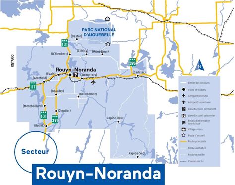 Carte de Rouyn-Noranda